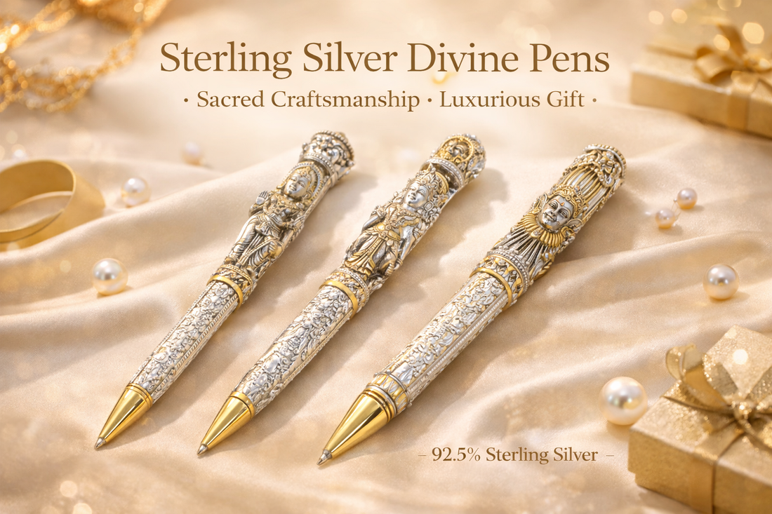 Sterling Silver Divine Pens – Where Luxury Meets Devotion