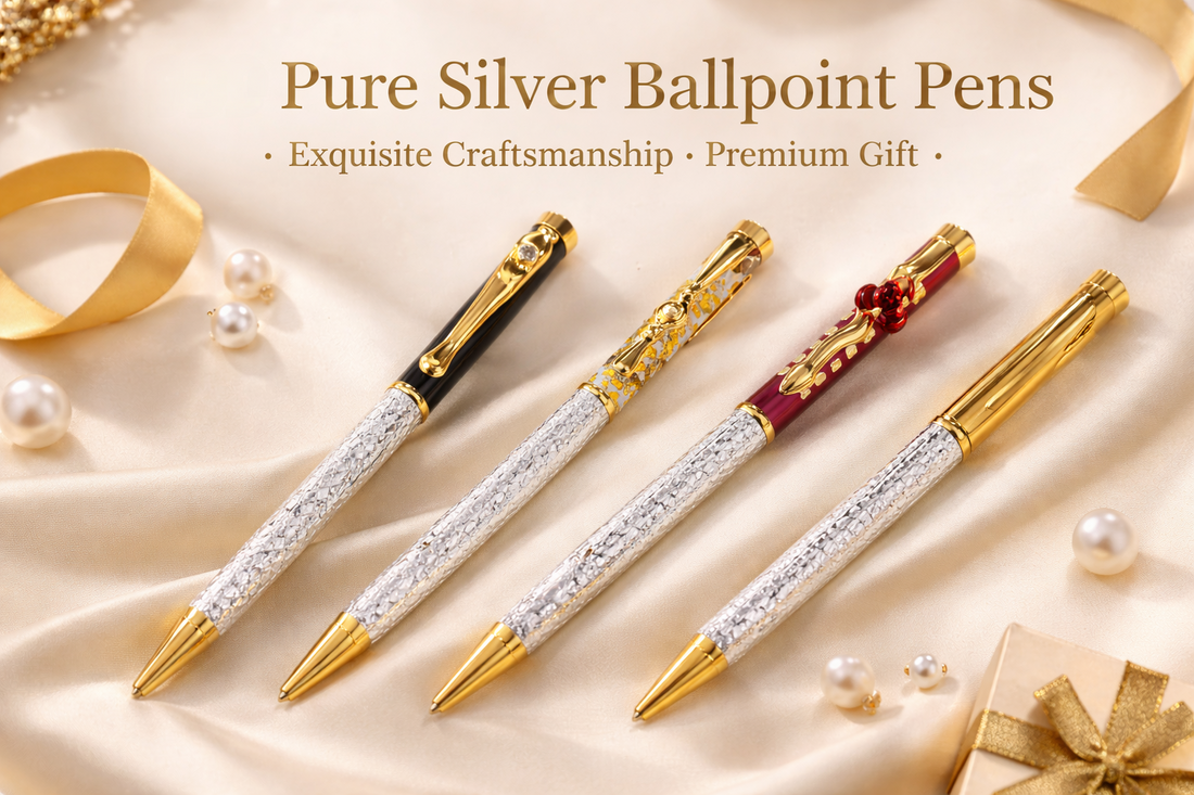 Pure Silver Ballpoint Pens – The Ultimate Luxury Gift