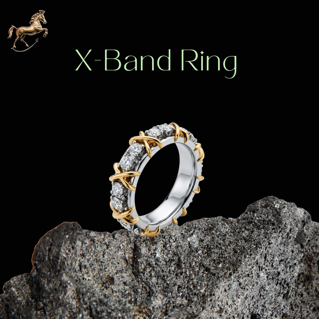 Crossover Diamond Ring