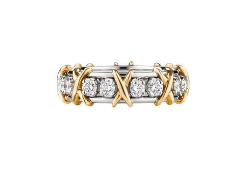 Crossover Diamond Ring