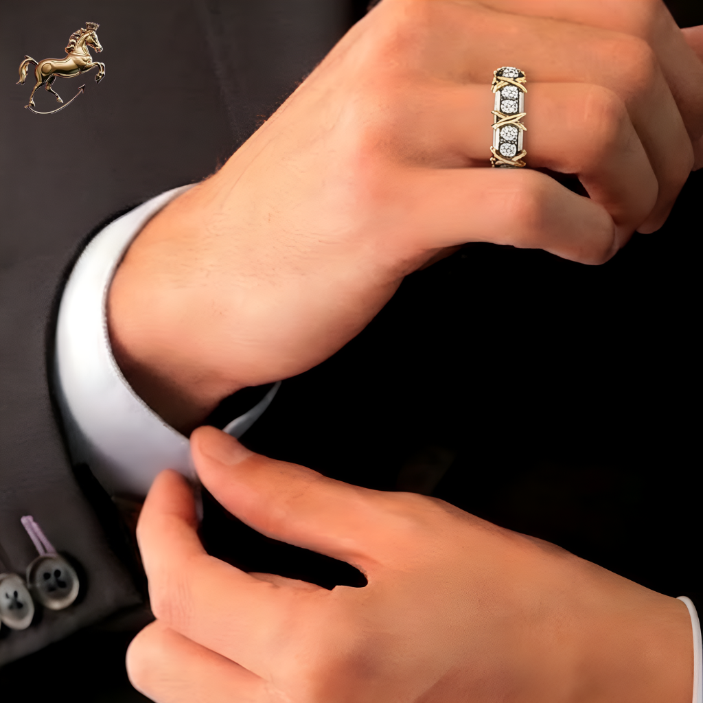 Crossover Diamond Ring
