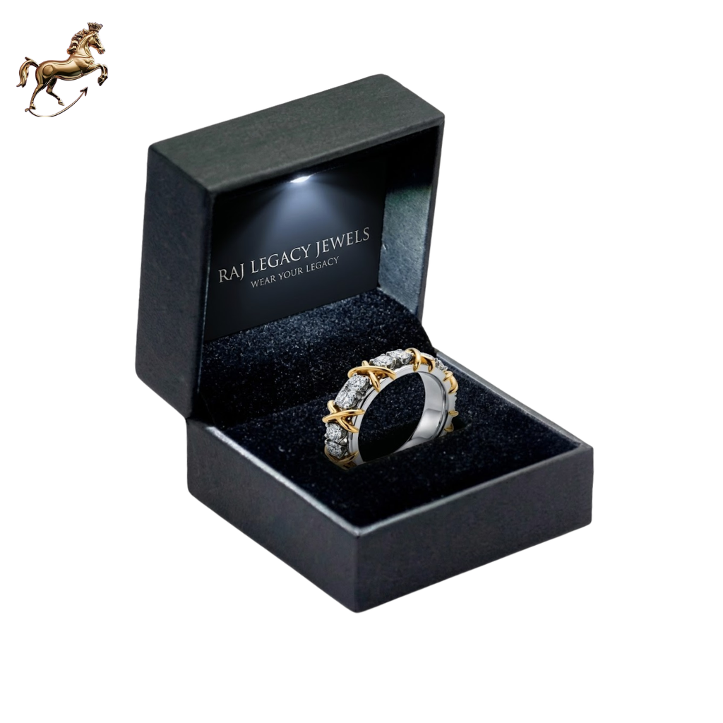 Crossover Diamond Ring